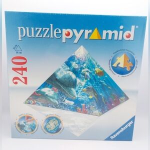 avensburger 240 Piece Puzzle Pyramid - Dolphins/Sea Life -‎ Made In Germany